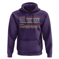 American Flag Dachshund Dad Hoodie The Man The Myth The Snack Dealer
