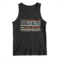 American Flag Dachshund Dad Tank Top The Man The Myth The Snack Dealer