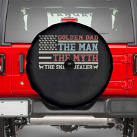Vintage Golden Retriever Dad Spare Tire Cover The Man The Myth The Snack Dealer