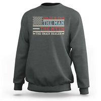 Vintage Golden Retriever Dad Sweatshirt The Man The Myth The Snack Dealer