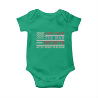 Vintage USA Cat Dad Baby Onesie The Man The Myth The Snack Dealer
