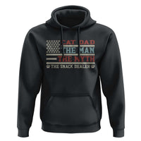 Vintage USA Cat Dad Hoodie The Man The Myth The Snack Dealer