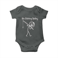 Funny Angler Gift Baby Onesie No Fishing Today