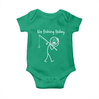 Funny Angler Gift Baby Onesie No Fishing Today