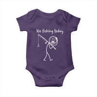 Funny Angler Gift Baby Onesie No Fishing Today