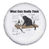 Funny Physics Cat Meme Spare Tire Cover What Cats Really Think