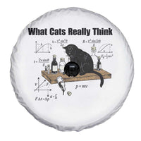 Funny Physics Cat Meme Spare Tire Cover What Cats Really Think