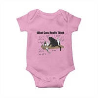 Funny Physics Cat Meme Baby Onesie What Cats Really Think