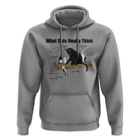 Funny Physics Cat Meme Hoodie What Cats Really Think