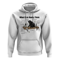 Funny Physics Cat Meme Hoodie What Cats Really Think
