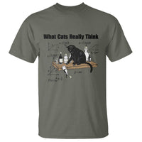 Funny Physics Cat Meme T Shirt What Cats Really Think