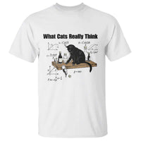 Funny Physics Cat Meme T Shirt What Cats Really Think