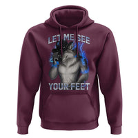 Funny Alpha Wolf Ironic Meme Hoodie Let Me See Your Feet