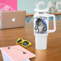 Funny Alpha Wolf Ironic Meme Tumbler With Handle Let Me See Your Feet