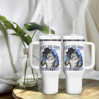 Funny Alpha Wolf Ironic Meme Tumbler With Handle Let Me See Your Feet