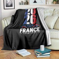 Vintage France Soccer Fan Throw Blanket French Football Pride 2026