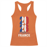 Vintage France Soccer Fan Racerback Tank Top French Football Pride 2026
