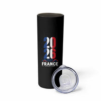 Vintage France Soccer Fan Skinny Tumbler French Football Pride 2026