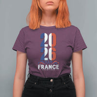 Vintage France Soccer Fan T Shirt For Women French Football Pride 2026