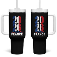 Vintage France Soccer Fan Tumbler With Handle French Football Pride 2026