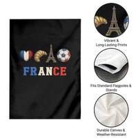 French Football Fan Garden Flag France Soccer Game Day Gift