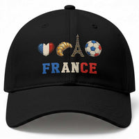 French Football Fan Baseball Cap France Soccer Game Day Gift