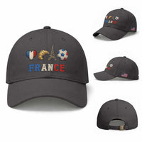 French Football Fan Baseball Cap France Soccer Game Day Gift