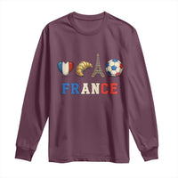 French Football Fan Long Sleeve Shirt France Soccer Game Day Gift