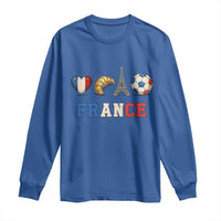 French Football Fan Long Sleeve Shirt France Soccer Game Day Gift
