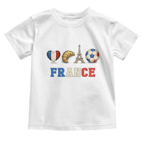 French Football Fan Toddler T Shirt France Soccer Game Day Gift