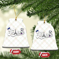 France Soccer Supporter Ceramic Ornament Game Day French Football Gift