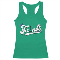 France Soccer Supporter Racerback Tank Top Game Day French Football Gift