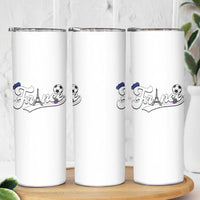 France Soccer Supporter Skinny Tumbler Game Day French Football Gift