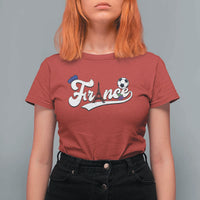 France Soccer Supporter T Shirt For Women Game Day French Football Gift