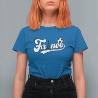 France Soccer Supporter T Shirt For Women Game Day French Football Gift