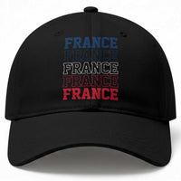 France Pride French Flag Patriotic Supporter Baseball Cap
