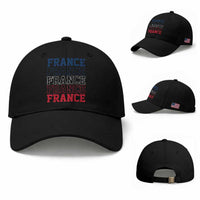 France Pride French Flag Patriotic Supporter Baseball Cap