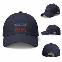 France Pride French Flag Patriotic Supporter Baseball Cap