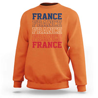 France Pride French Flag Patriotic Supporter Sweatshirt