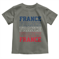 France Pride French Flag Patriotic Supporter Toddler T Shirt
