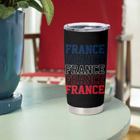 France Pride French Flag Patriotic Supporter Tumbler Cup