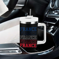 France Pride French Flag Patriotic Supporter Tumbler With Handle