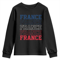 France Pride French Flag Patriotic Supporter Youth Sweatshirt