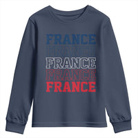 France Pride French Flag Patriotic Supporter Youth Sweatshirt