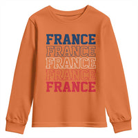 France Pride French Flag Patriotic Supporter Youth Sweatshirt