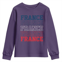 France Pride French Flag Patriotic Supporter Youth Sweatshirt