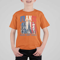 France Soccer Fan Passion T Shirt For Kid Fierté Football French Supporter Gift