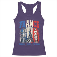 France Soccer Fan Passion Racerback Tank Top Fierté Football French Supporter Gift