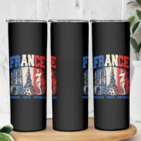 France Soccer Fan Passion Skinny Tumbler Fierté Football French Supporter Gift
