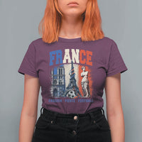 France Soccer Fan Passion T Shirt For Women Fierté Football French Supporter Gift